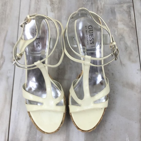Guess by Marciano Bone Platform Heels 7.5 - Picture 6 of 9
